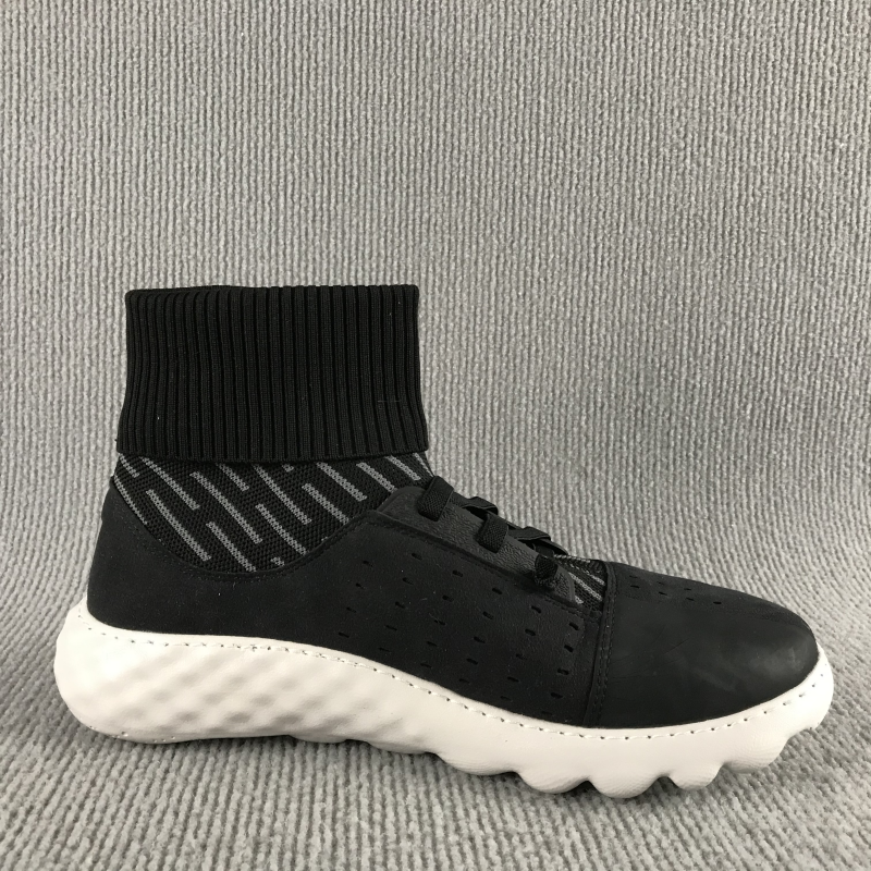 U·IN瑕疵男鞋弹力针织弹力高帮鞋春秋季韩版懒人百搭潮流休闲鞋 - 图2