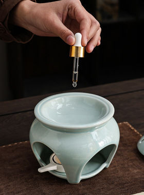 跨境热卖创意家居小摆件陶瓷香薰炉蜡烛香薰灯北欧家用户外精油灯