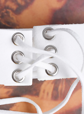 绑带饰品蒸汽朋克新娘白色锁骨链