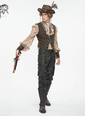 Devil Fashion恶魔时尚男装哥特朋克暗黑复古绅士男士帽子AS186