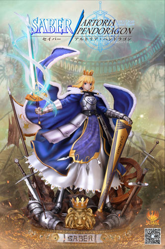 Saber吾王赛巴手办Fate/Zero棉被王火凤凰工作室亚瑟王GK1/4雕像 - 图0