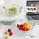 Double drain basket living room home fruit tray