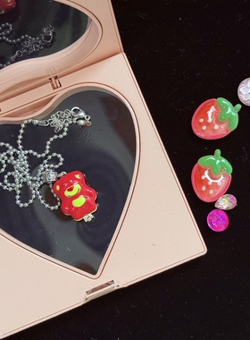 2025年新品 女生项链 草莓猫猫 菠萝猫猫