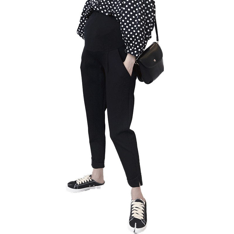 【专柜同款】十月妈咪秋季休闲九分裤 十月妈咪母婴专营孕妇直筒裤