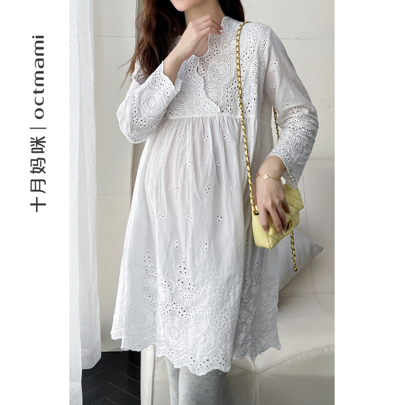 【新品】十月妈咪孕妇春季定位连衣裙 十月妈咪母婴专营连衣裙