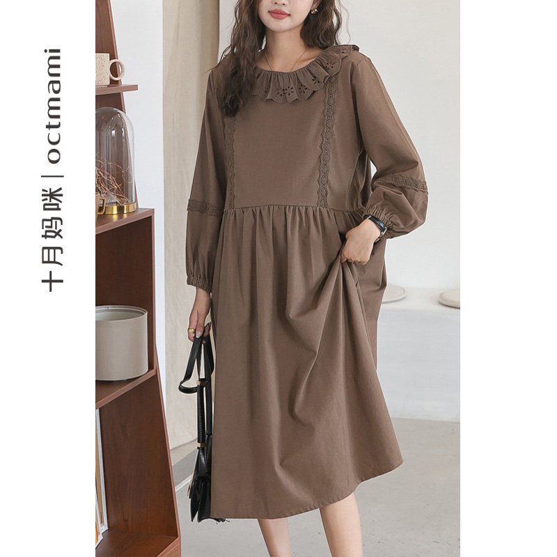 【新品】十月妈咪孕妇怀孕休闲连衣裙 十月妈咪母婴专营连衣裙