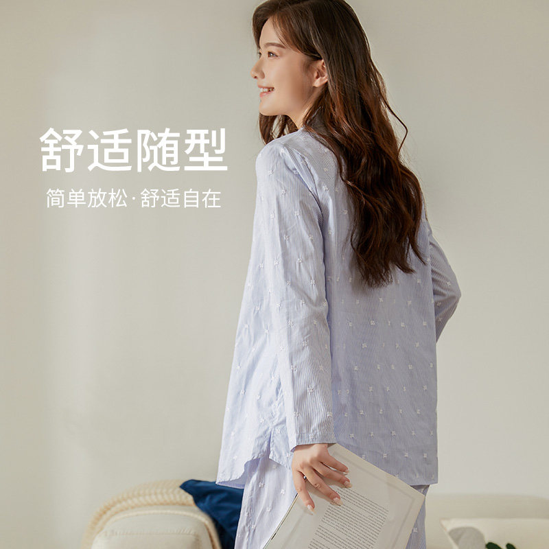 十月妈秋天产后纯棉家居可月子服 十月妈咪母婴专营家居服套装