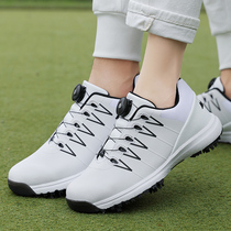 2022 New Golf Shoes Men And Women Shoes Automatic Knobs Lacing Activity Playing Shoes Lovers Nail Bottom Sneakers