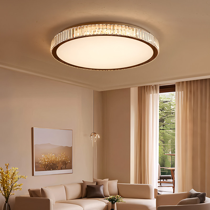 大气水晶灯吸顶灯客厅灯简约现代护眼卧室灯具轻奢中山厂家直销,淘宝优惠券,粉丝福利购,淘宝优惠卷