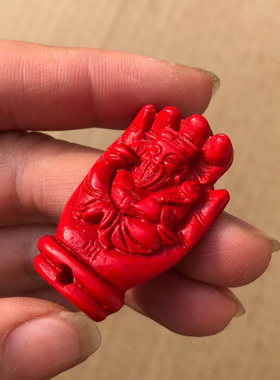 伸手来财有求必应随身玉佩吊坠