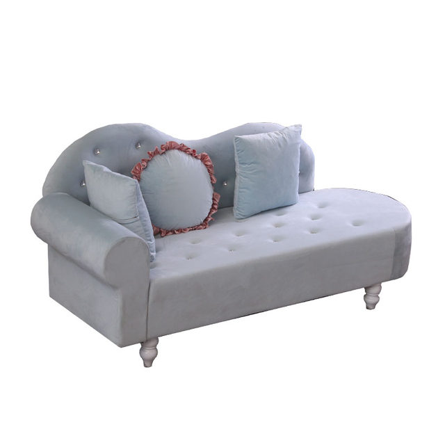 Simple and light luxury single European lazy bedroom casual beauty couch