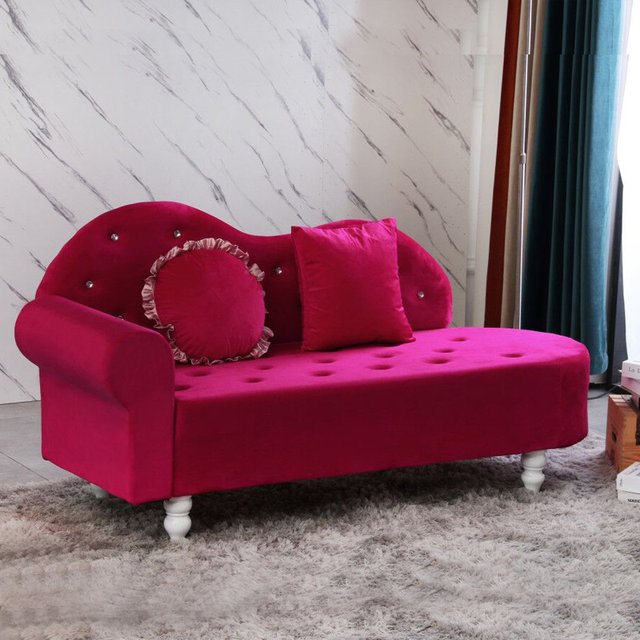 Simple and light luxury single European lazy bedroom casual beauty couch