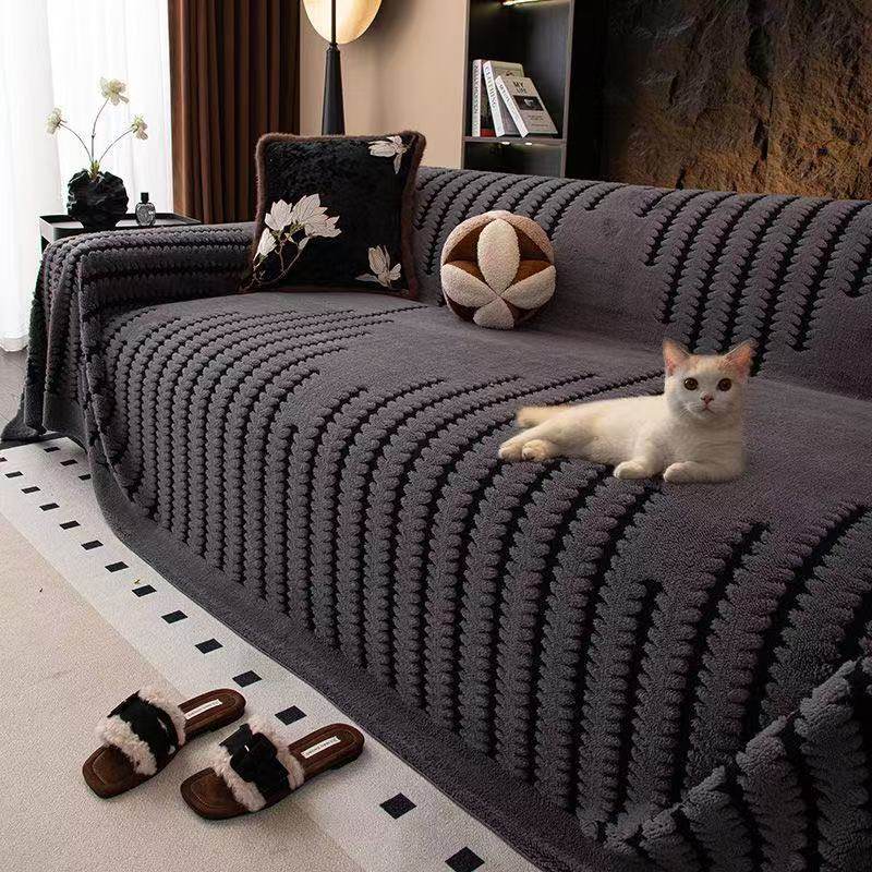 舒棉绒沙发盖布2025新款沙发垫秋冬款盖毯沙发巾全包套罩子时尚厚,淘宝优惠券,粉丝福利购,淘宝优惠卷