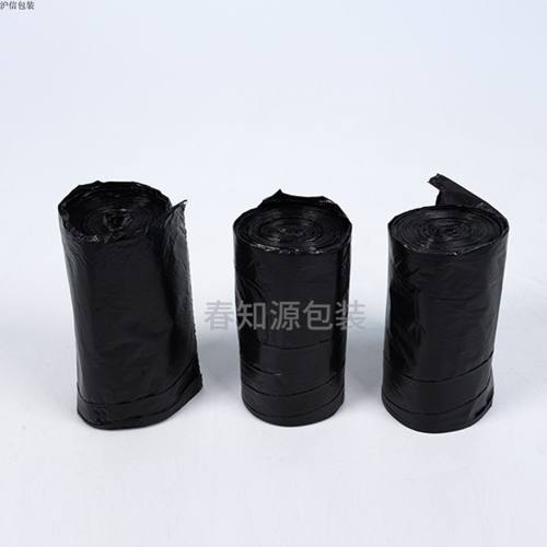 黑色瑞祥同款沪信牌5060宾馆酒店办公家用加厚点断式连卷小垃圾袋 - 图2