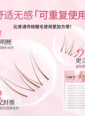 免胶假睫毛小兔耳下睫毛