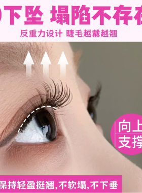 韩系女团富家千金上贴式假睫毛