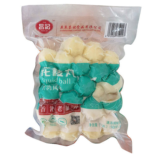 三包包邮台湾风味良冠口感昌记花枝丸香菇贡丸猪肉丸甜不辣花枝羹 - 图1