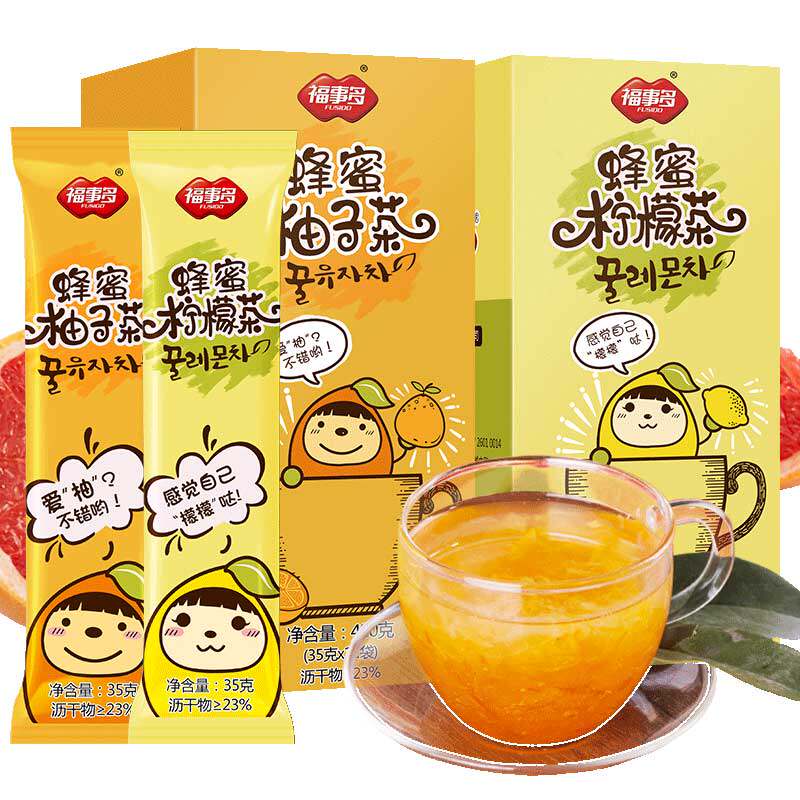  福事多蜂蜜果味茶