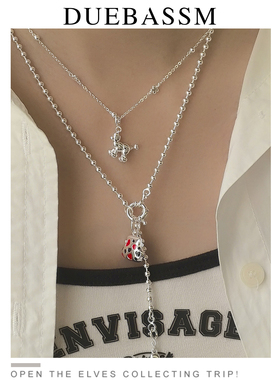 DUEBASSM小众设计款纯银项链