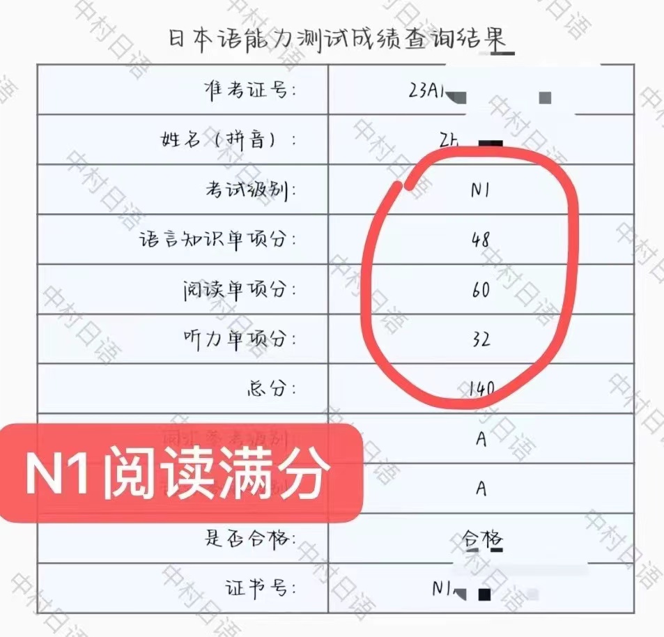 日语能力考N1N2阅读提分技巧读解真题中村老师网课考级满分冲刺备 - 图3