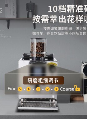 艾泽森3089小钢炮咖啡机研磨一体商用意式双锅炉半自动小型奶茶店