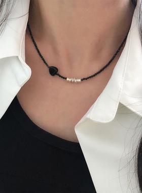 AFunnyStory黑玛瑙S925银项链