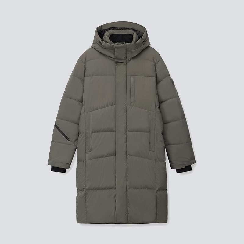 探路者羽绒服男冬户外运动防风加厚长款防寒服保暖情侣款女款外套