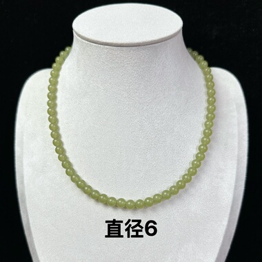 天然玉髓石英质玉晴水绿项链锁骨链绿色玉石女款手链一套礼物批发