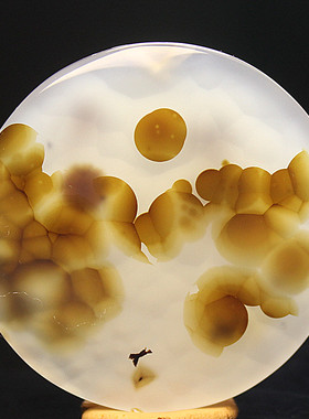 天然玛瑙玉髓男女吊坠项链毛衣链