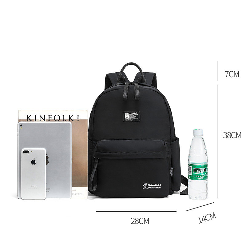 菲都狄都牛津布百搭双肩背包女包 fidodido双肩背包