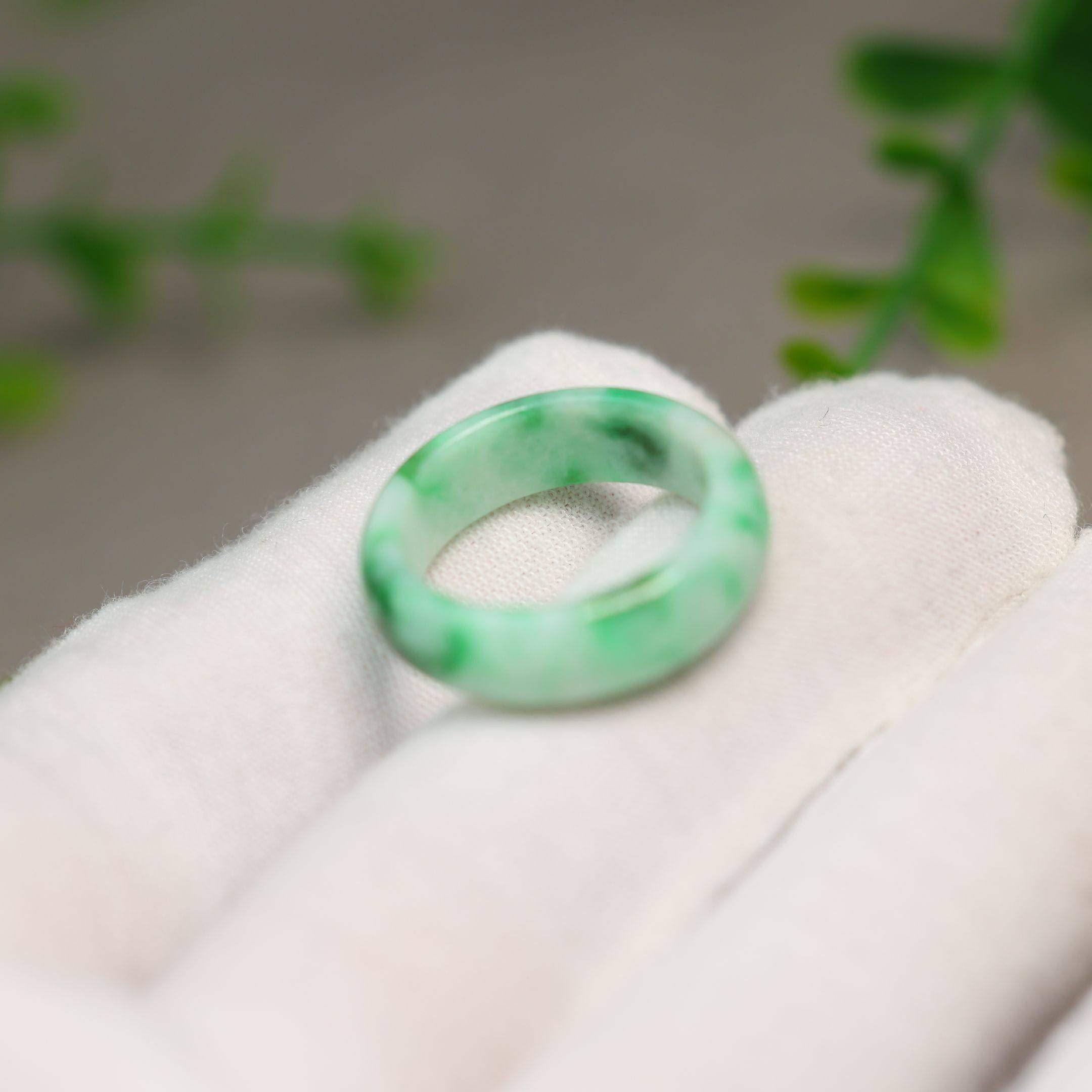 #D142飘辣绿缅甸天然A货翡翠戒指指环,淘宝优惠券,粉丝福利购,淘宝优惠卷