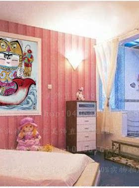 图片素材仿古福娃装饰画画芯定制