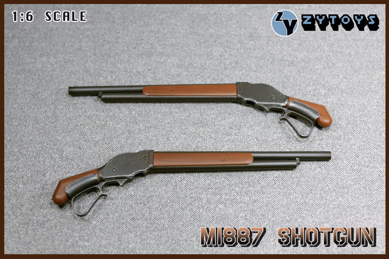 ZYTOYS 1/6 塑料静态模型 ZY8040温切斯特 M1887 散弹枪 兵人现货 - 图1