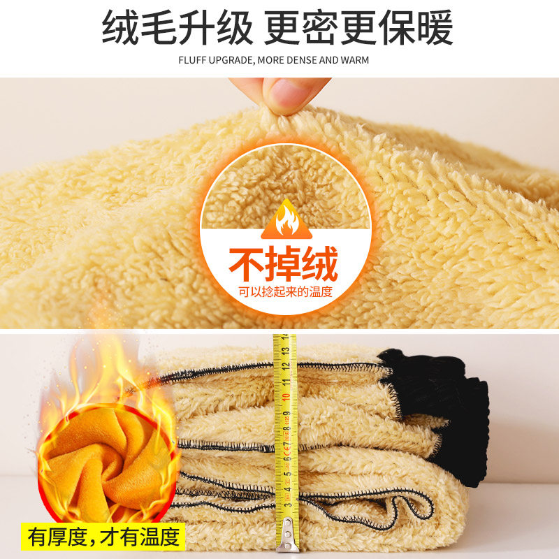 加绒女裤秋冬季2021新款外穿卫裤 茜尔衣纯休闲裤