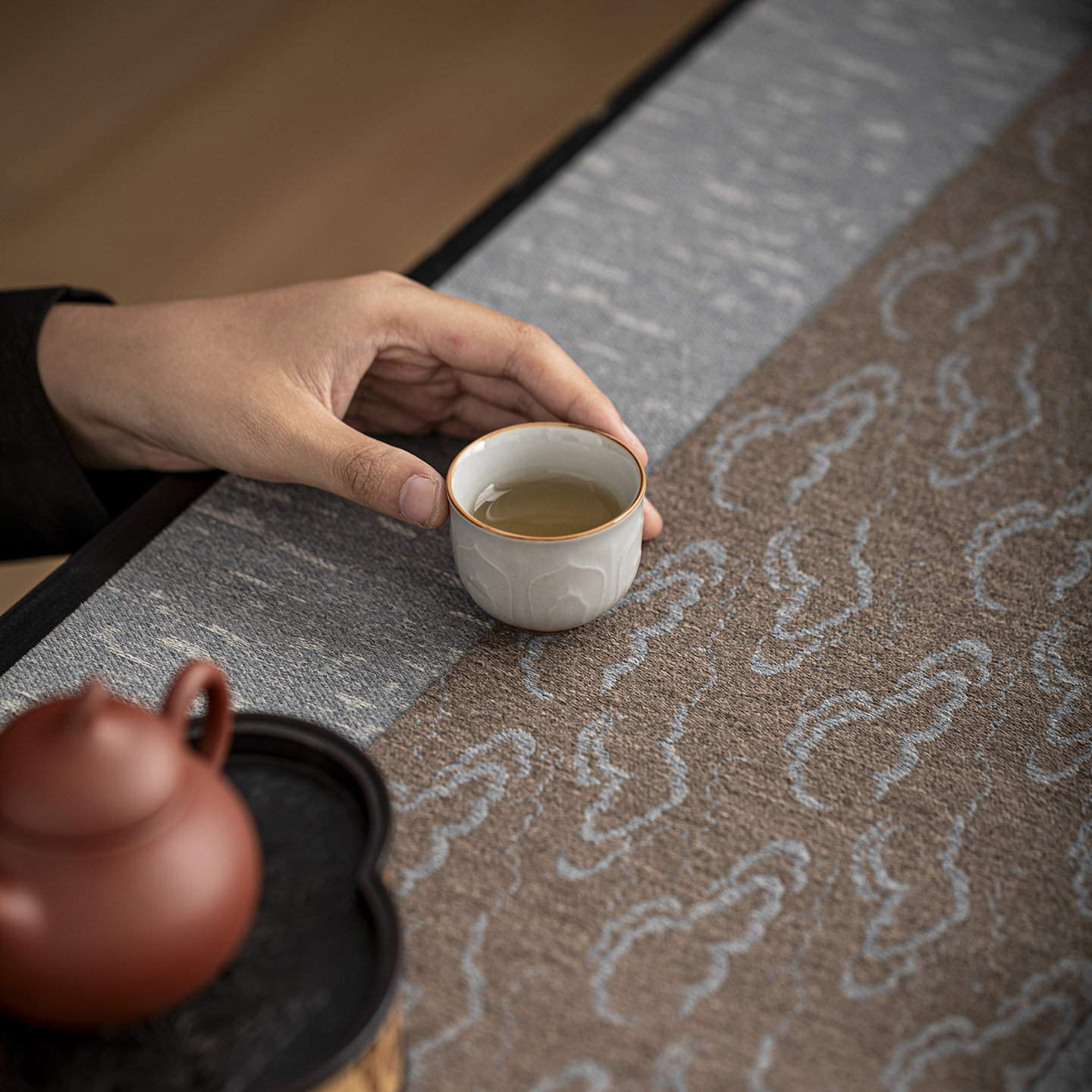 日式茶席防水棉麻布桌旗中式茶台茶布艺茶桌垫禅意茶盘垫茶台桌布,淘宝优惠券,粉丝福利购,淘宝优惠卷