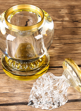 水晶如意宝瓶供佛佛堂摆件