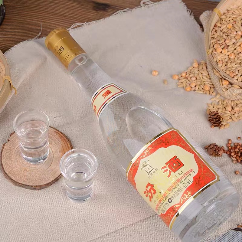 山西杏花村汾酒 53度黄盖玻汾475ml*3瓶 三瓶国产白酒清香型