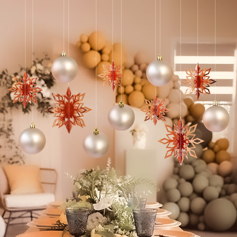 圣诞节装饰活动场景氛围布置圆球吊球挂饰天花板挂件橱窗挂饰,淘宝优惠券,粉丝福利购,淘宝优惠卷