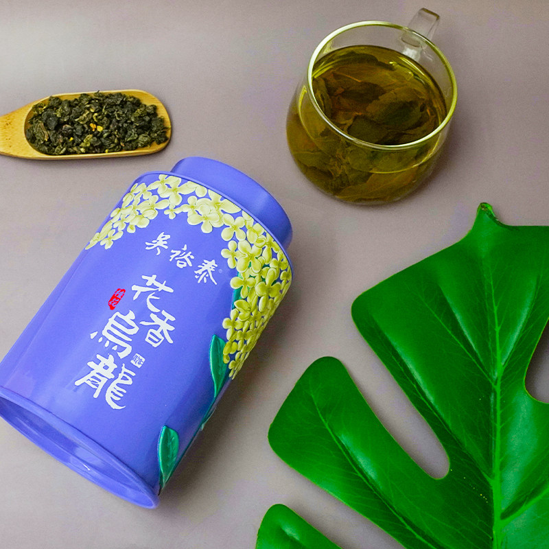 中华老字号 吴裕泰  桂花乌龙茶 60g*2罐礼盒装 百亿补贴￥109包邮
