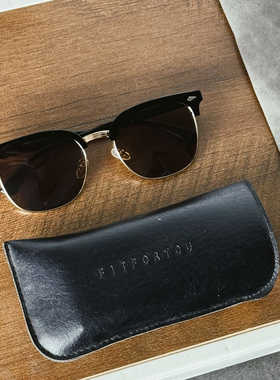 野良防紫外线半框复古超轻太阳镜