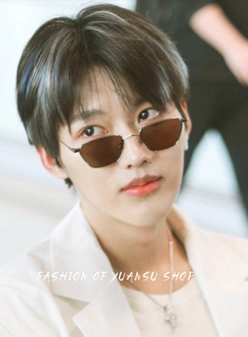 小小的追球墨镜复古港风蹦迪