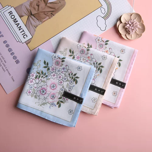 Он джи джи Гардендия хлопок чистый хлопковой платок вытирает пот рука рука с тремя потом пот и пот