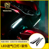 Goldstrike gold wing GL1800 head air intake light amber color LED turn light vent decoration