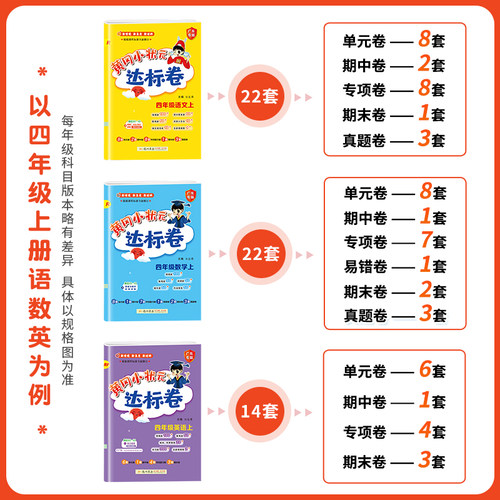 2025秋季黄冈小状元达标卷三年级上册下册试卷测试卷全套语文数学英语人教版北师版黄岗小学生单元检测卷期中期末冲刺复习广东专版 - 图2