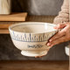 High-end ceramic large capacity instant noodles bowl noodle bowl home 2025 new style hat bowl tableware set ramen soup bowl