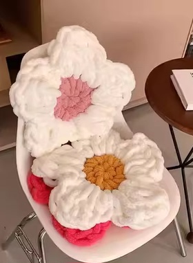 手织盖毯坐垫猫窝手指围巾
