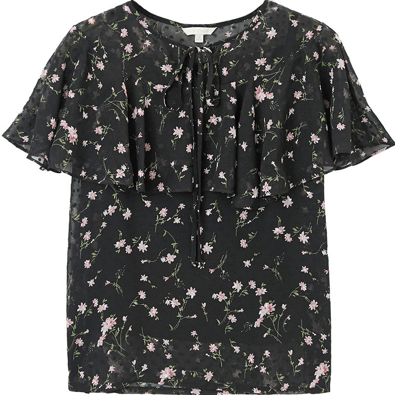 阿依莲2020夏新款衬衫女时尚百搭 ayilian衬衫