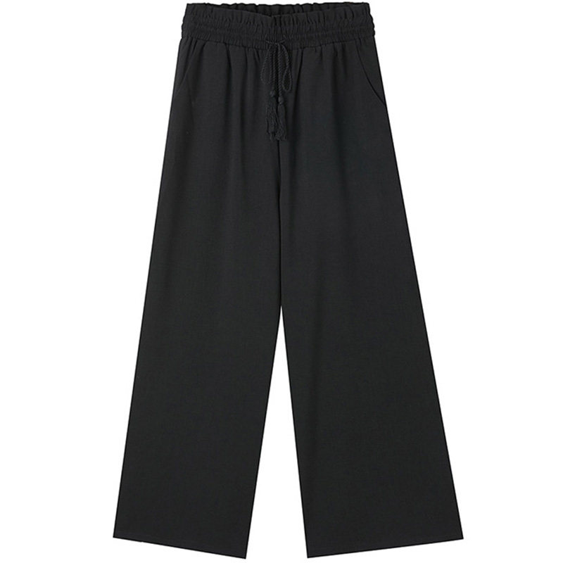 阿依莲旗舰店官网正品2020阔腿裤 ayilian休闲裤