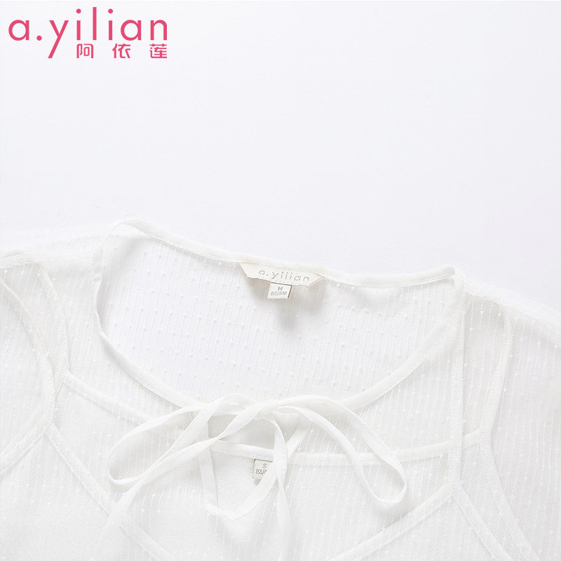  ayilian蕾丝衫/雪纺衫