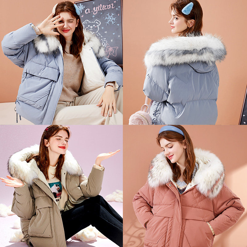 【直播专享】2020冬季新款短款白鸭绒 ayilian羽绒服